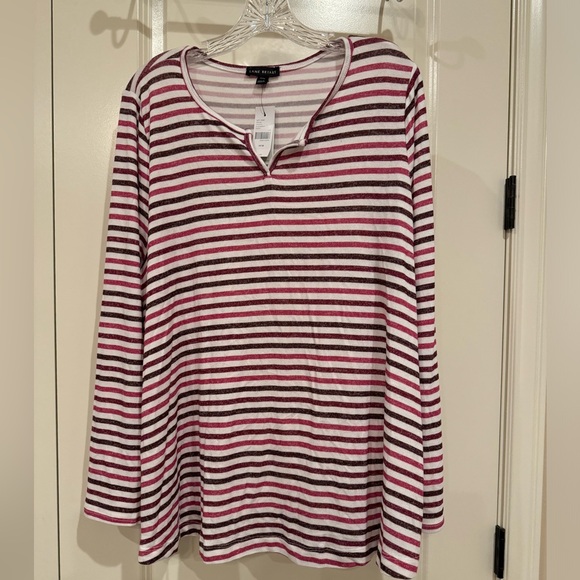 Lane Bryant size 14/16 stripped top NWT - Picture 4 of 6